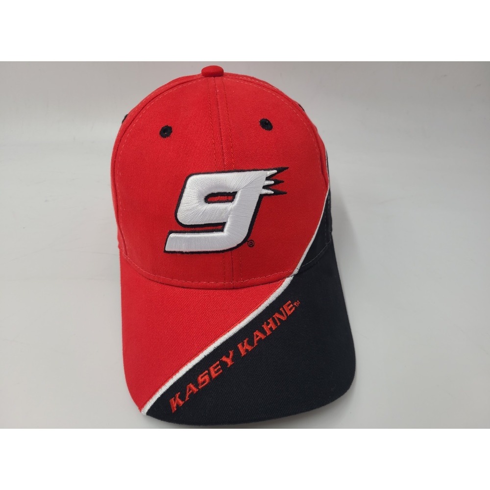 Vintage Kasey Kahne #9 Dodge Winners‎ Circle Adjustable Hat Cap NASCAR Red Black